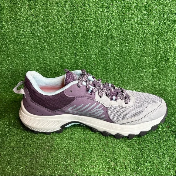 Saucony Excursion TR15 Womens Gray Purple Running Shoes Size 8 - Worn Once - Picture 6 of 12